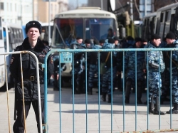 Полиция назвала число участников несанкционированной акции в Москве